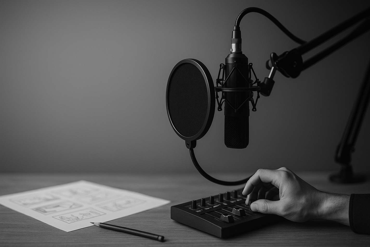 Estúdio de produção de conteúdo profissional