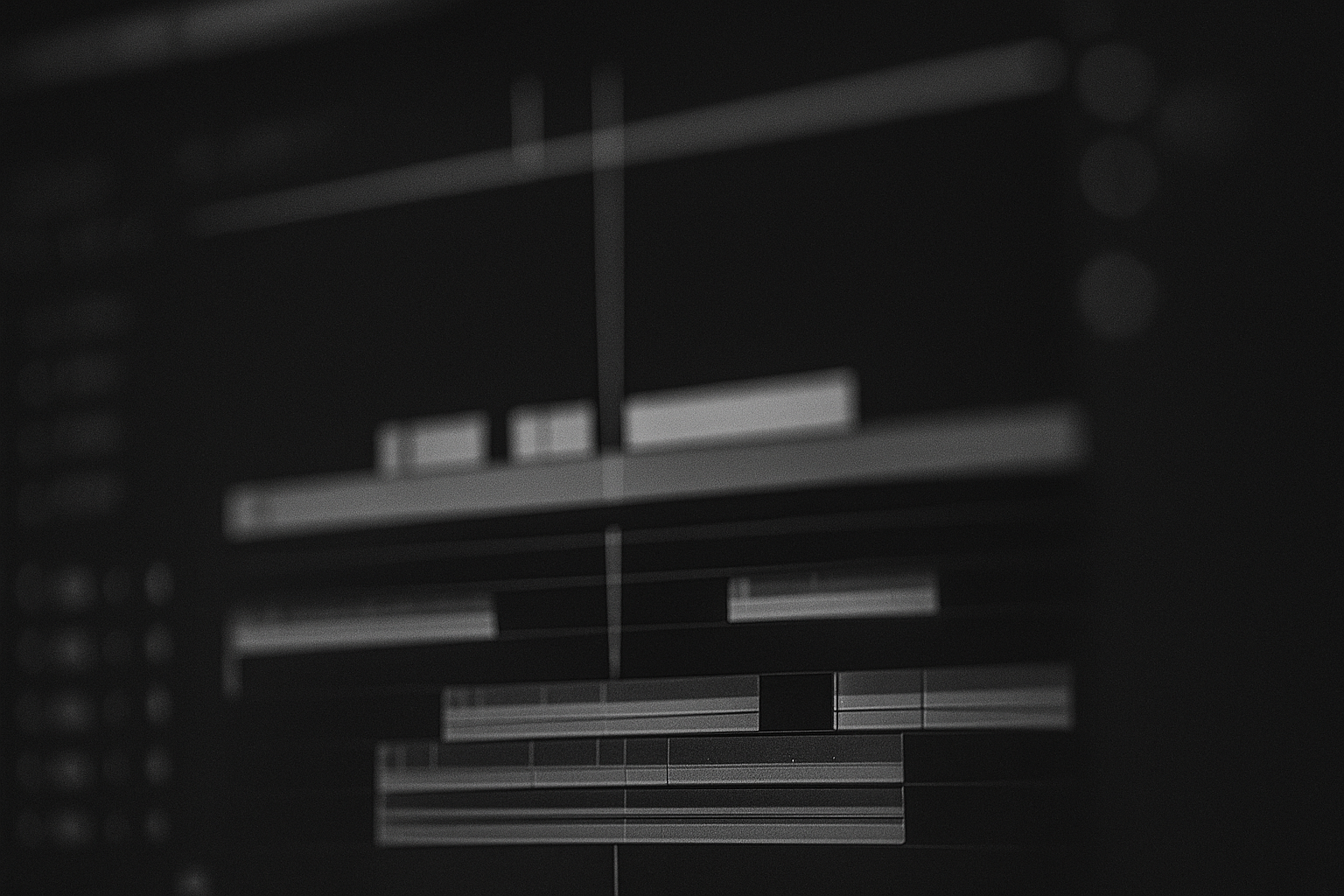 Timeline de edição profissional